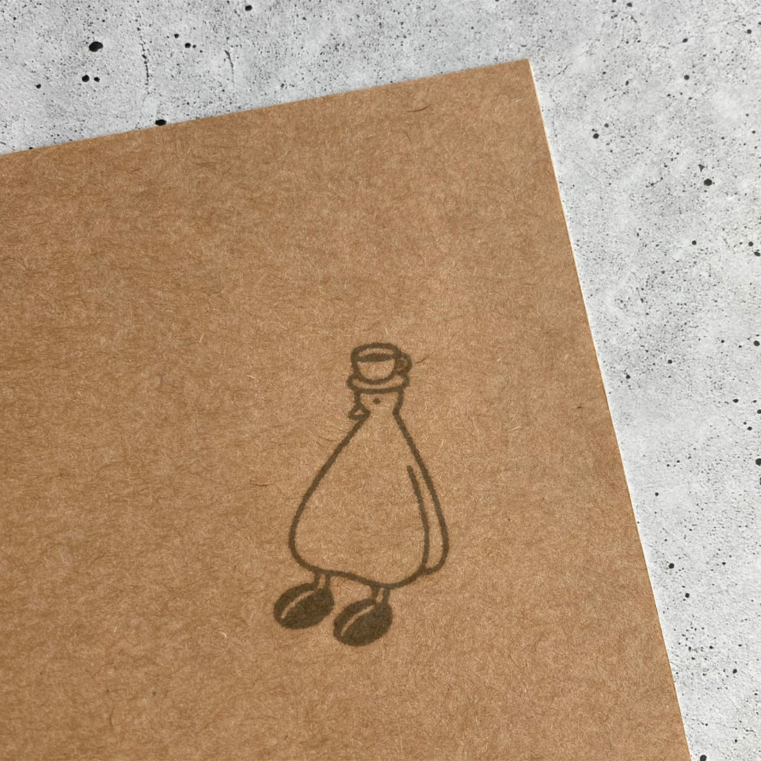 Rubber Stamp Coffee Bean Shoes【AHIRU LIFE.】