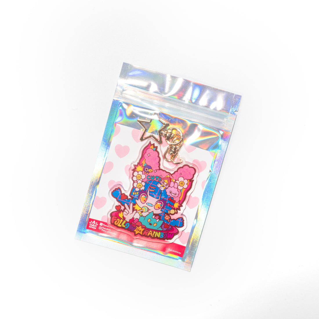 Follow the Rainbow- keyring