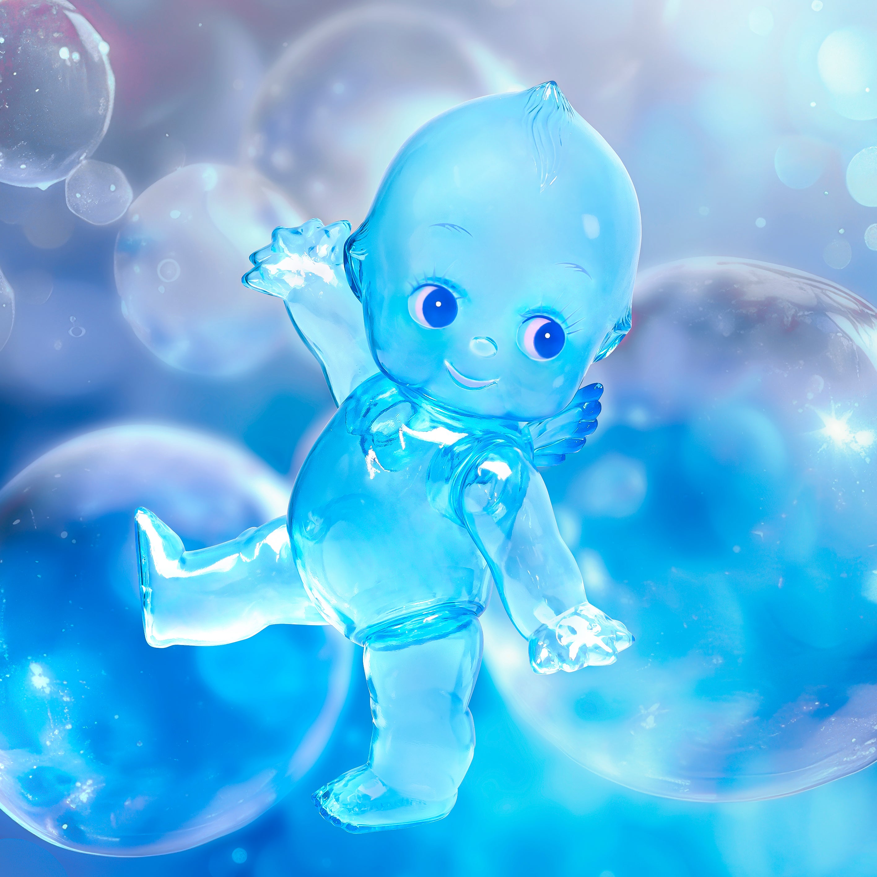 25cm Clear Obitsu Kewpie Doll(Blue image