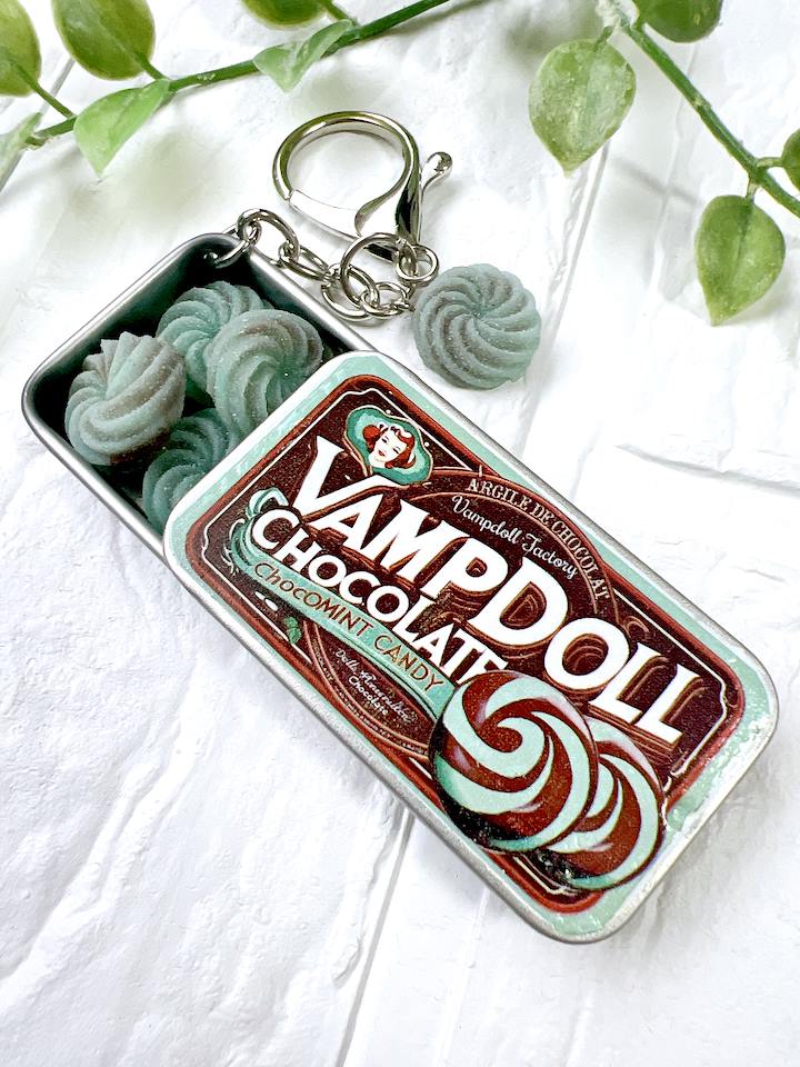 Candy Tin Bag Charm