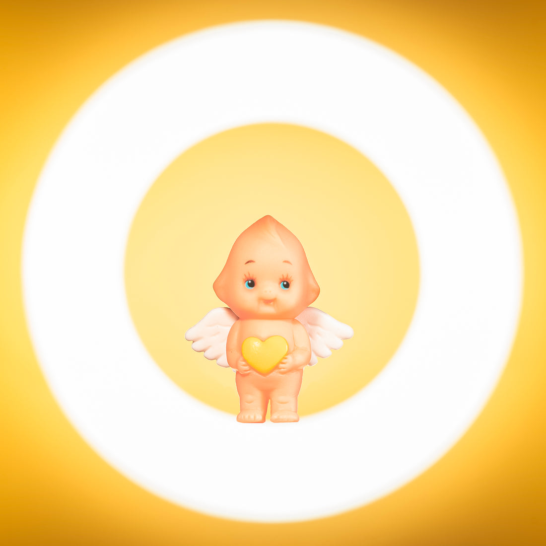 3.5cm Heart Obitsu Kewpie Doll (Yellow)