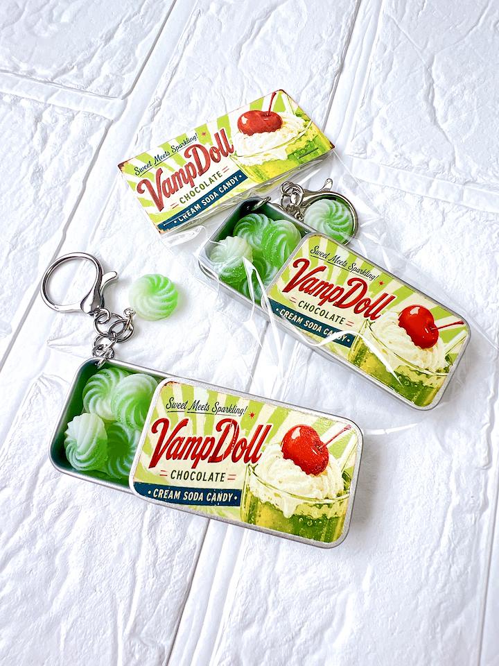 Candy Tin Bag Charm