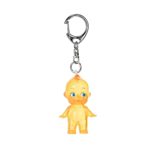5cm Colored Clear Orange Obitsu Kewpie Doll with Key Ring