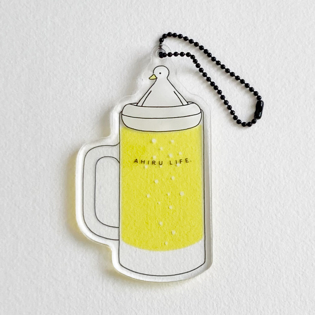 Acrylic Keychain (Draft Beer) 【AHIRU LIFE.】