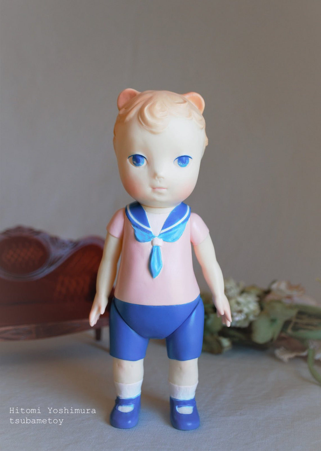 Kumamimi-chan Blue Sky Sunset Pink