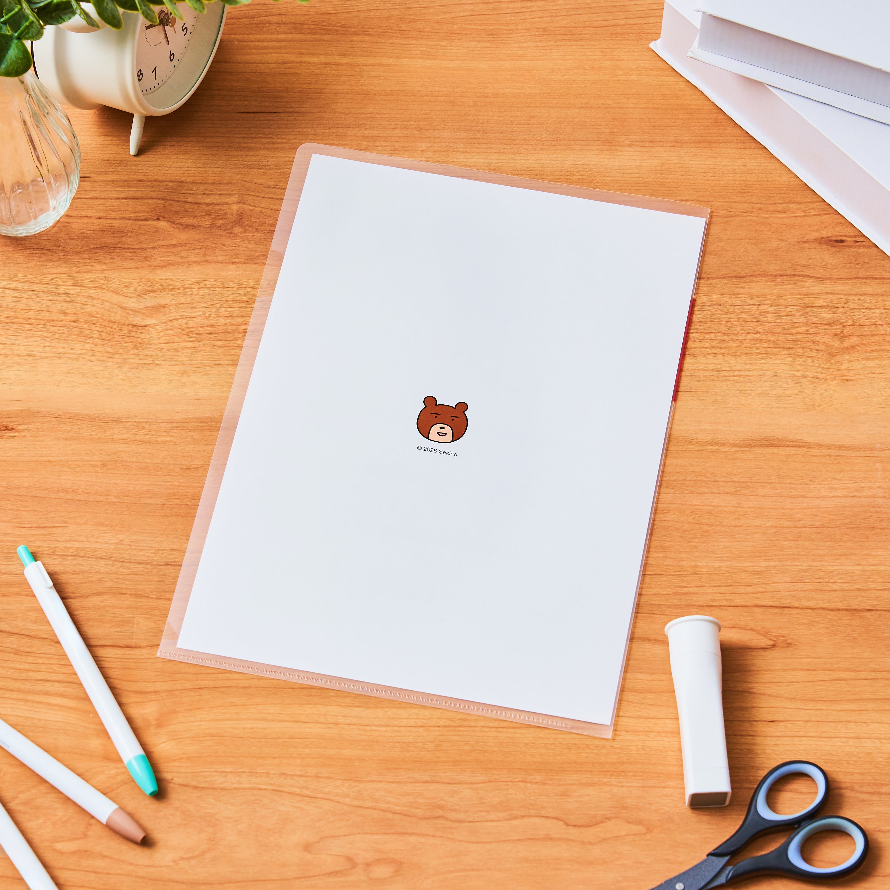 Sekino A4 Clear File (JPG Ver.)