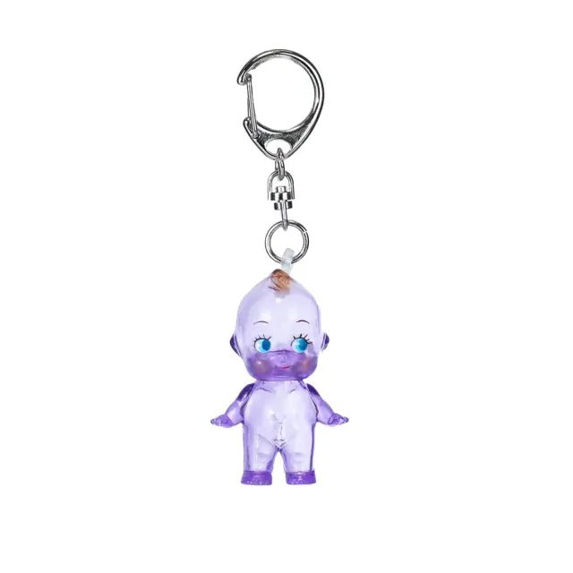 5cm Colored Clear Purple Obitsu Kewpie Doll