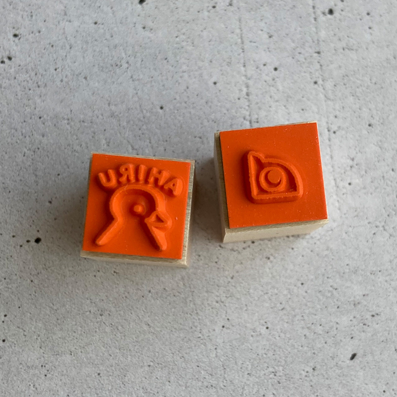 【2個セット】ラバースタンプ