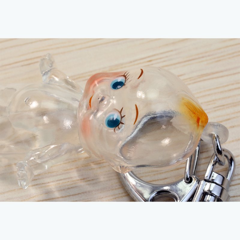 5cm Clear Obitsu Kewpie Doll with Key Ring 2