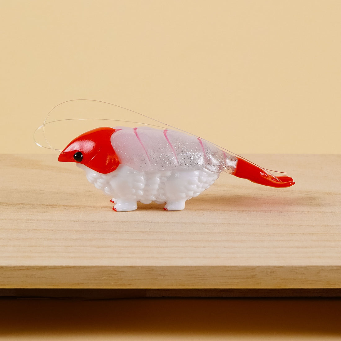 Shrimp Nigiris (approx. 1/1 scale soft vinyl)1