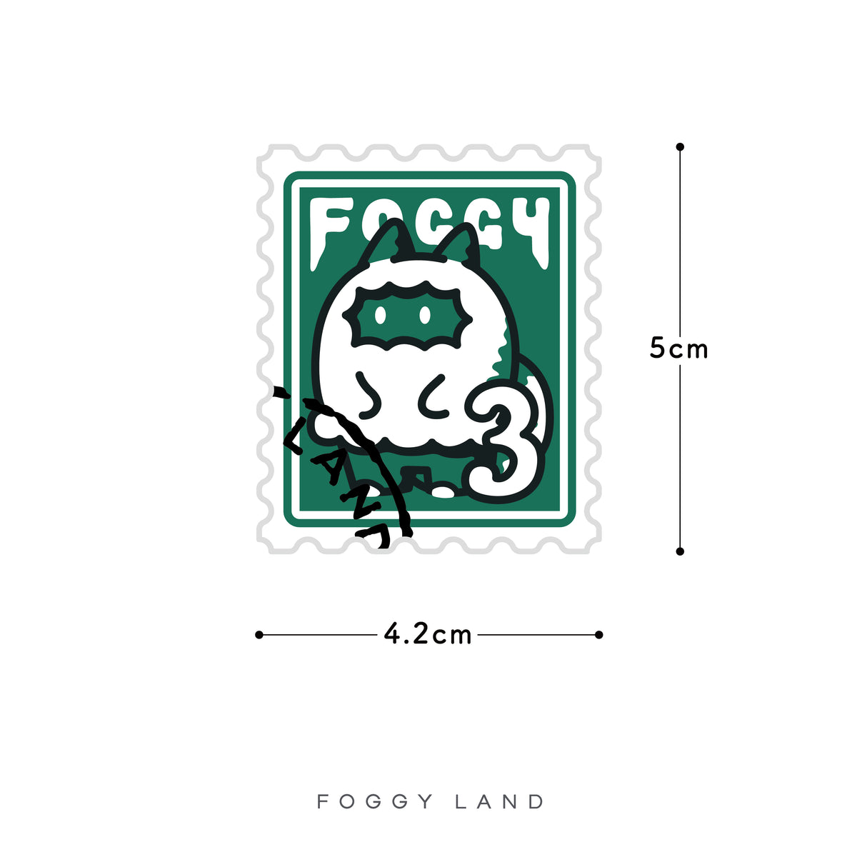 Sticker 3288 Fuwadoko Stamp Patch Sticker – okbase