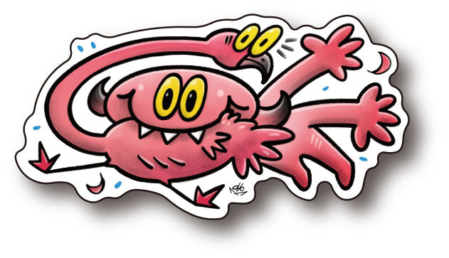 GABULIEN Die-Cut Sticker E: Flamingo Gabu-kun