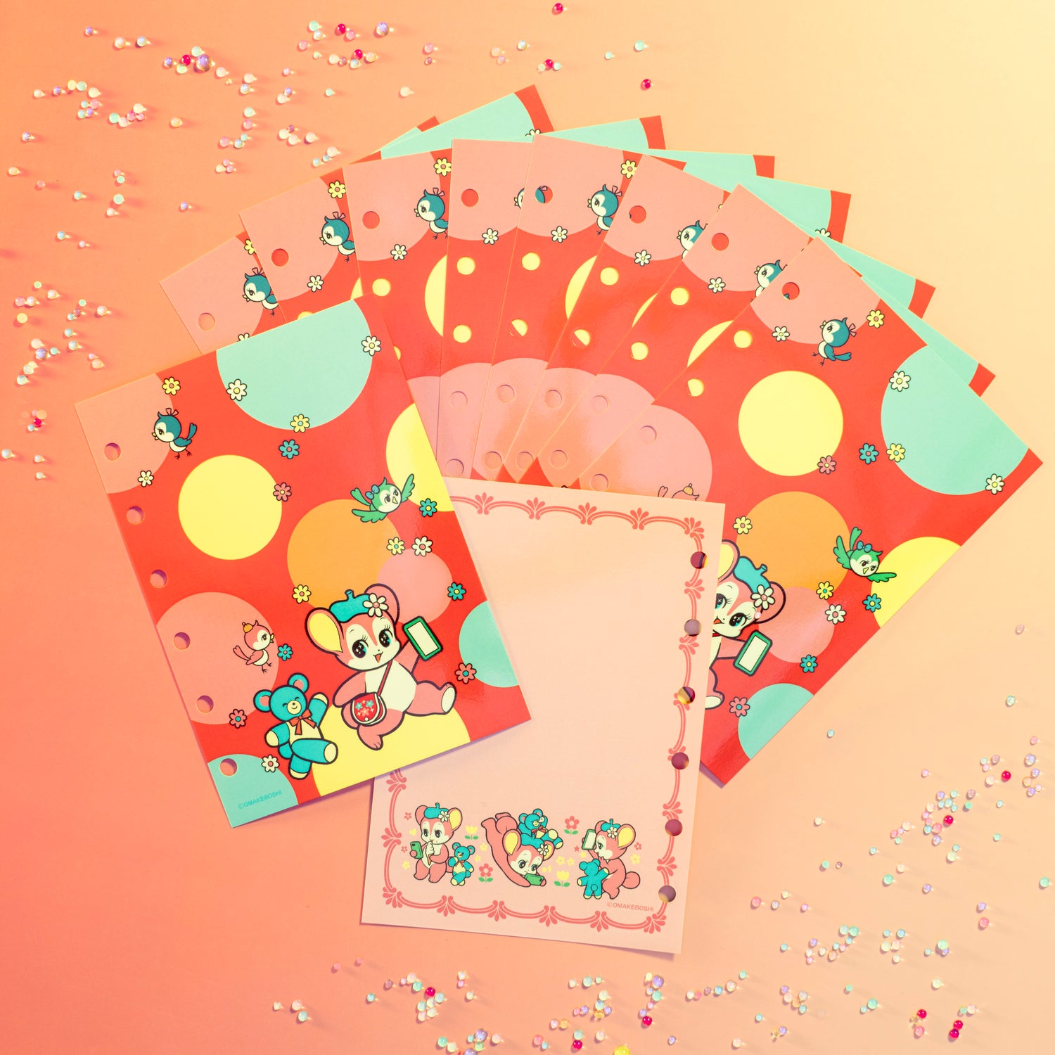 Sticker Album Refill Set (10 Sheets)[omakeboshi]