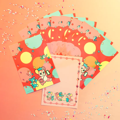 Sticker Album Refill Set (10 Sheets)[omakeboshi]