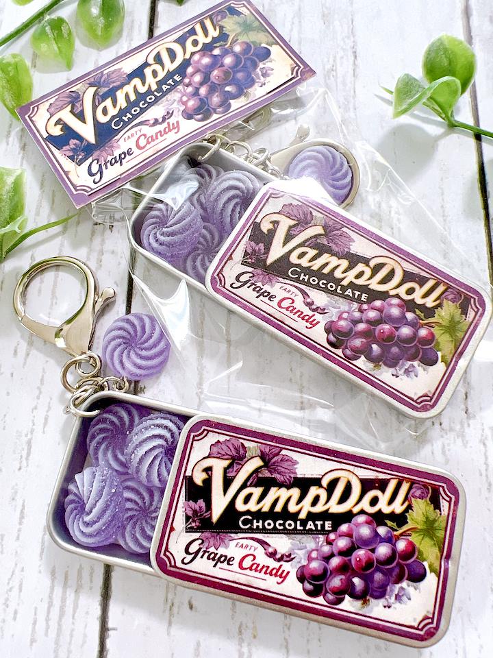 Candy Tin Bag Charm