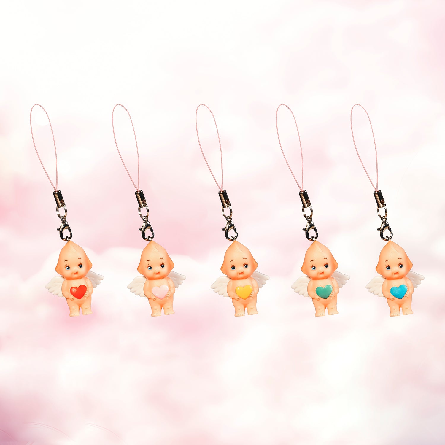 3.5cm Heart Obitsu Kewpie Doll Strap