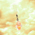 3.5cm Heart Obitsu Kewpie Doll Strap (Yellow)