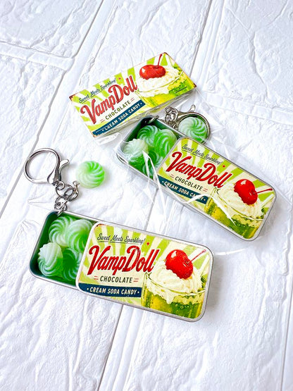 Candy Tin Bag Charm