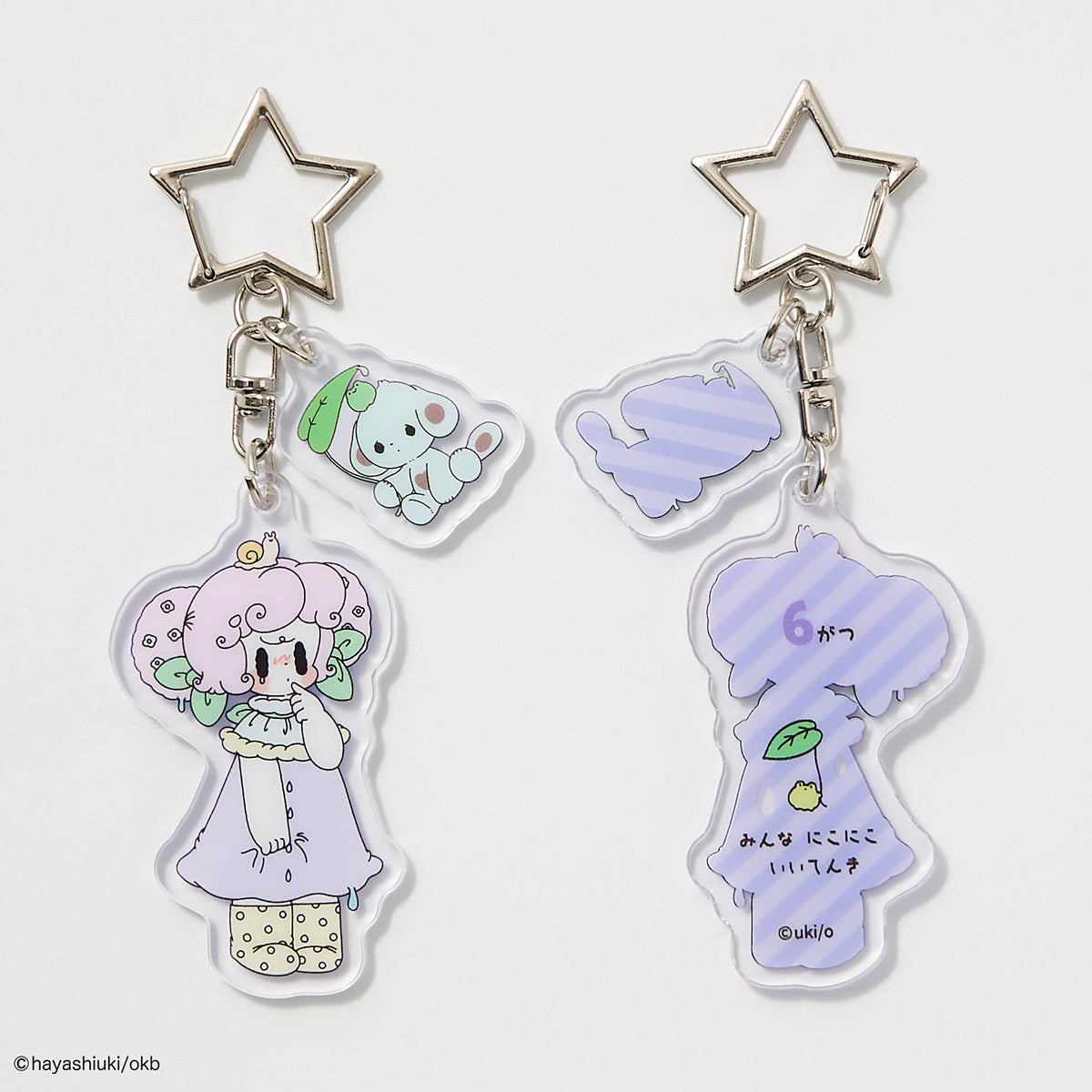 Potekko and Chocokko double acrylic keychain -Potekko&
