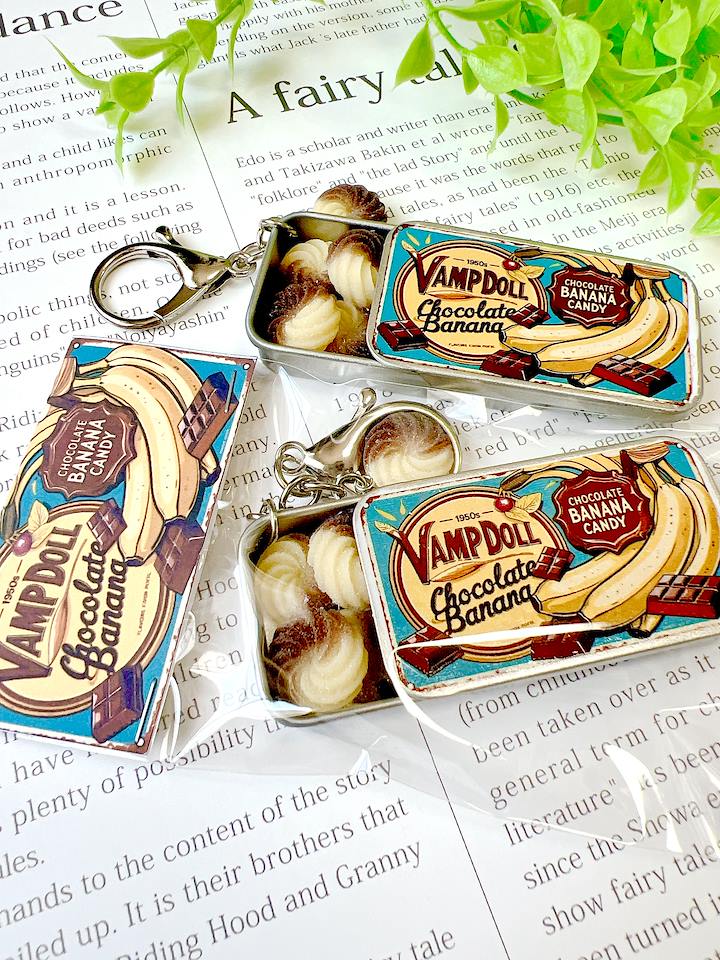 Candy Tin Bag Charm