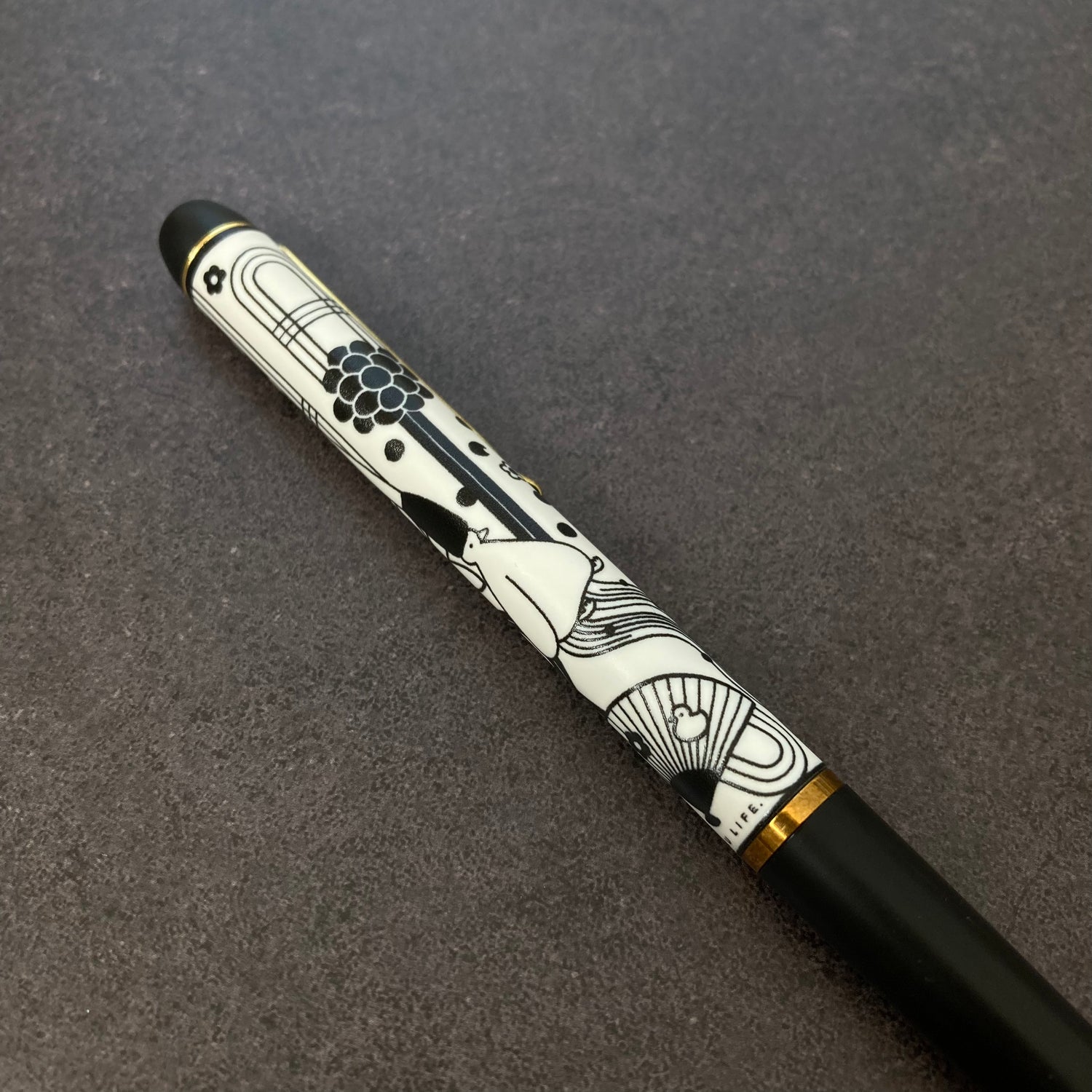 箔プリントしおりボールペンセット