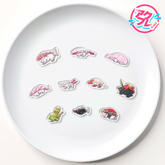 [Acrylic Flake Friends] SUSHI NIGIRIS -kumacoro- 20 types1