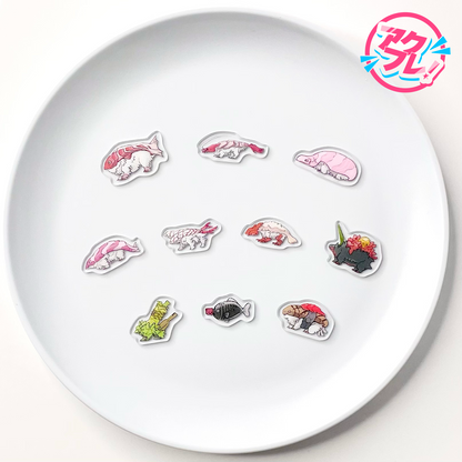 [Acrylic Flake Friends] SUSHI NIGIRIS -kumacoro- 20 types1