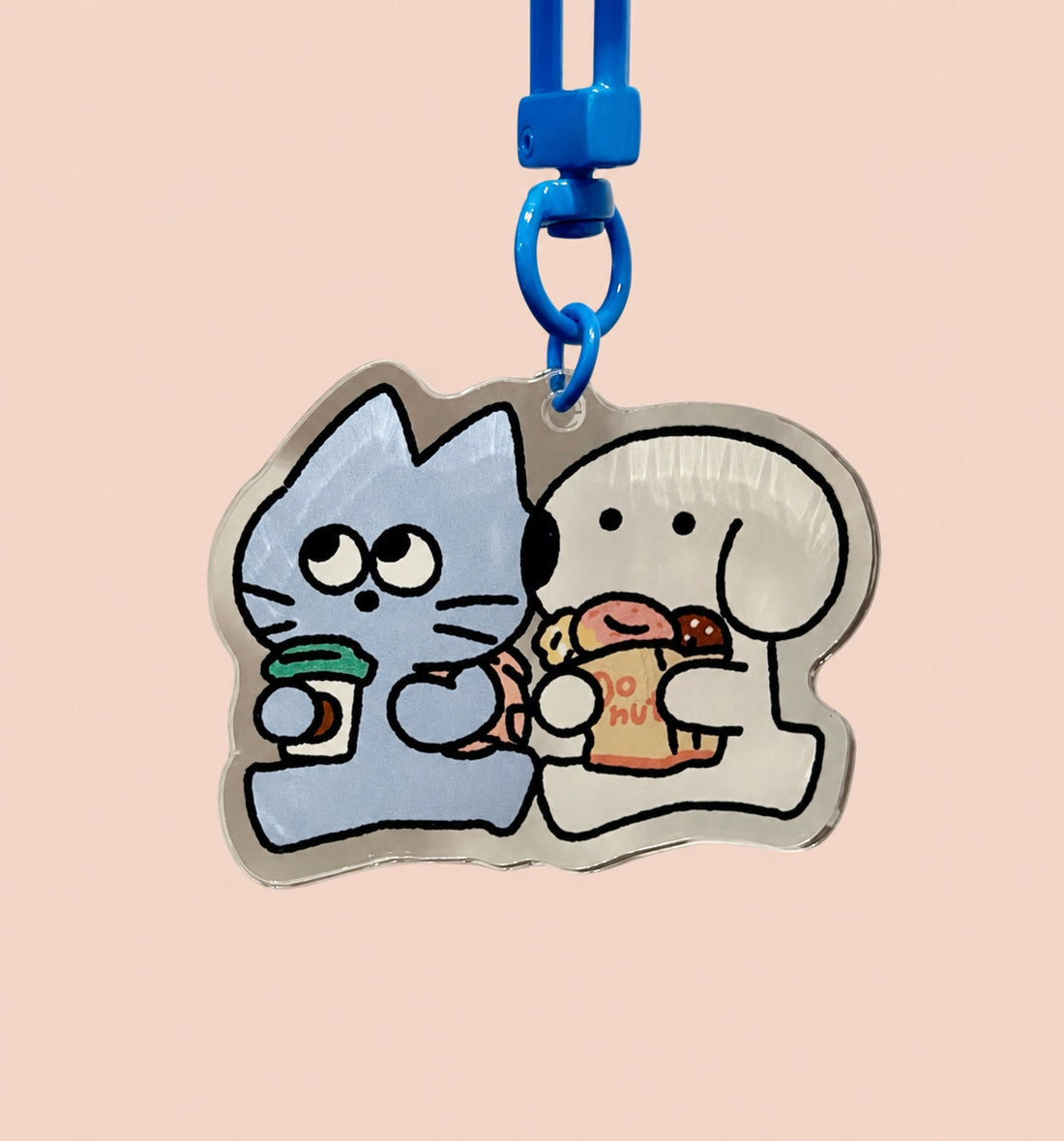 Bumpy Acrylic Keychain (Pair Set)