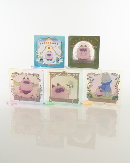 STORY OF FOGGY LAND　Acrylic Coaster with stand [5 Types] - moya
