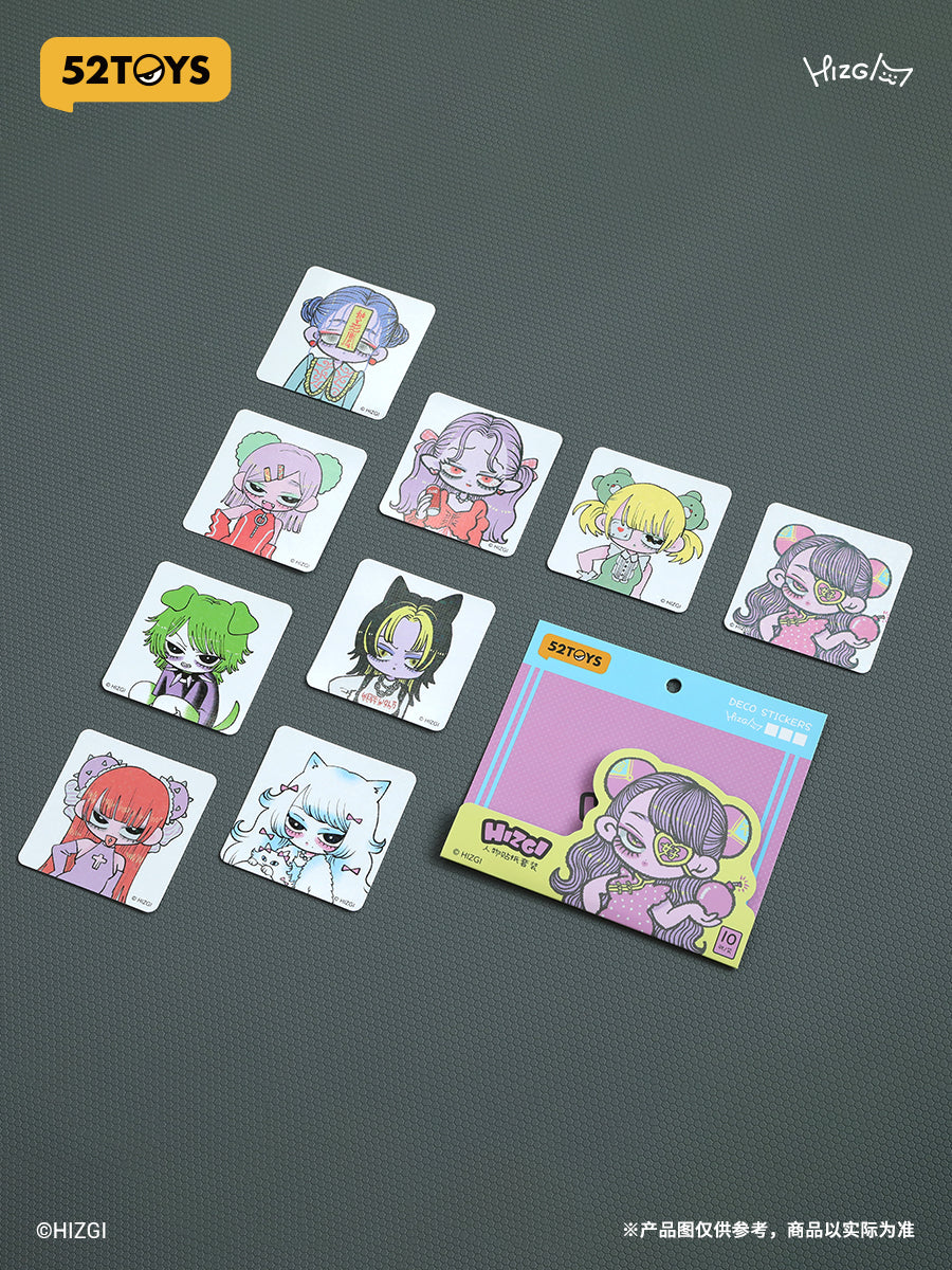HIZGI Character Stickers