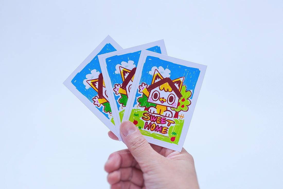 Sweet home cat sticker - 1 [Hi!]