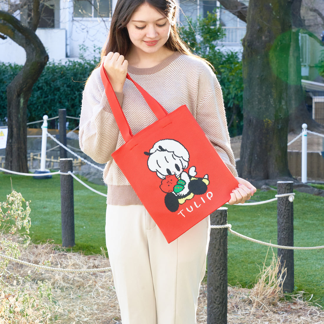 Knit Tote [Hayashi Uki]