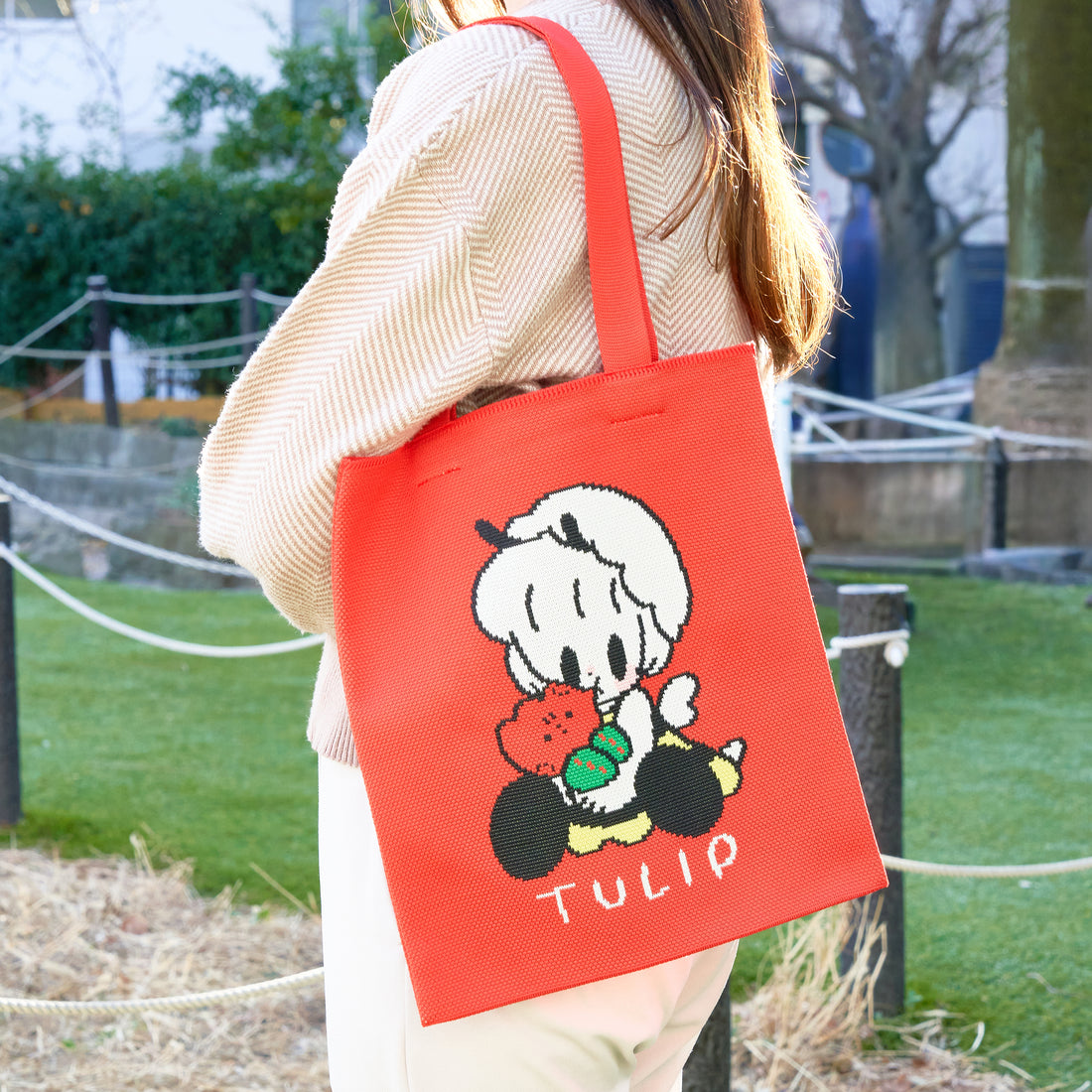 Knit Tote [Hayashi Uki]