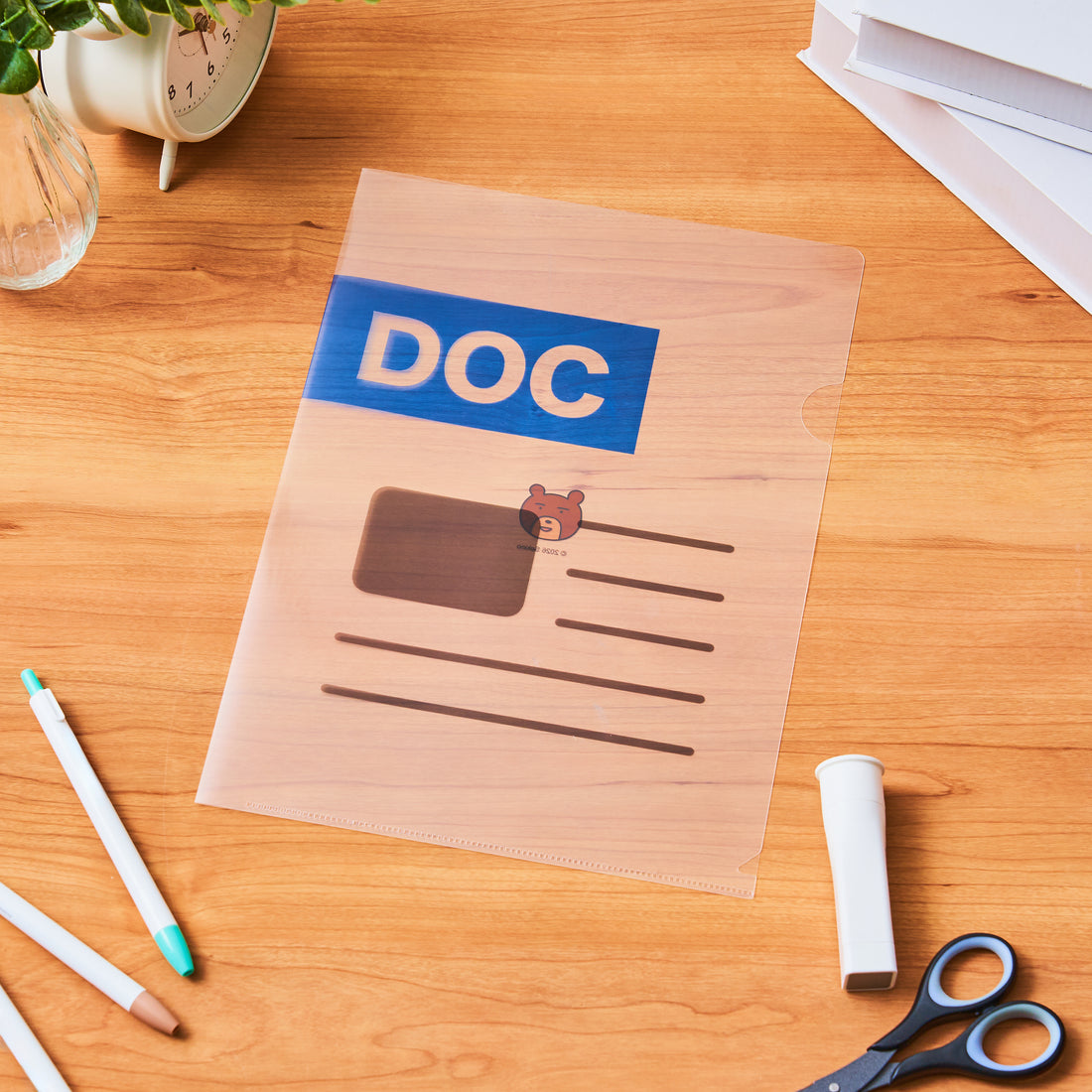 Sekino A4 Clear File (DOC Ver.)