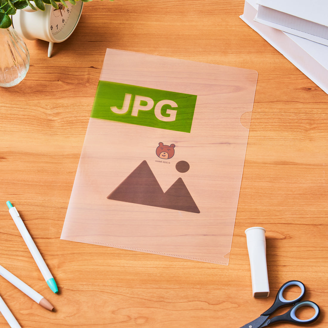 Sekino A4 Clear File (JPG Ver.)