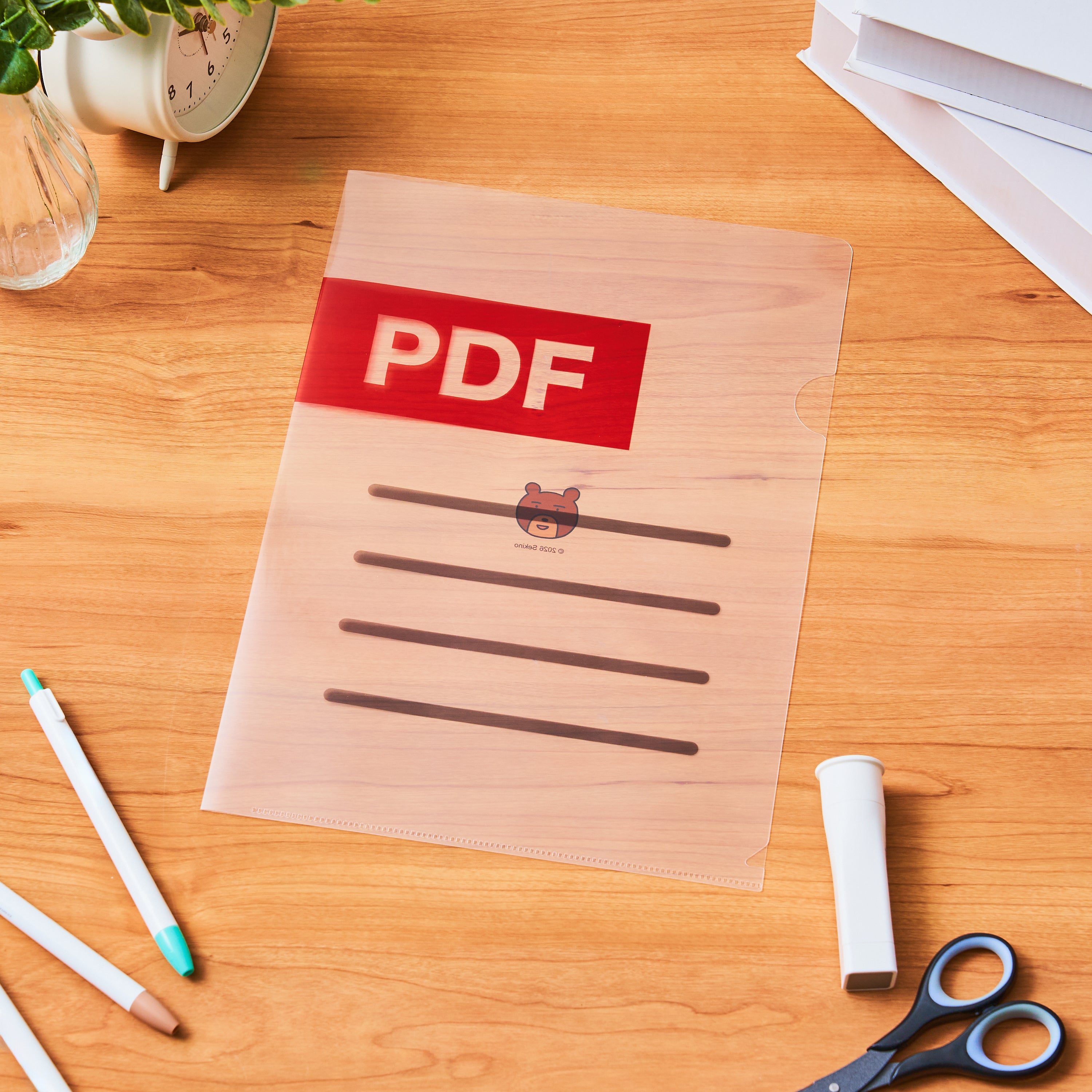 Sekino A4 Clear File (PDF Ver.)