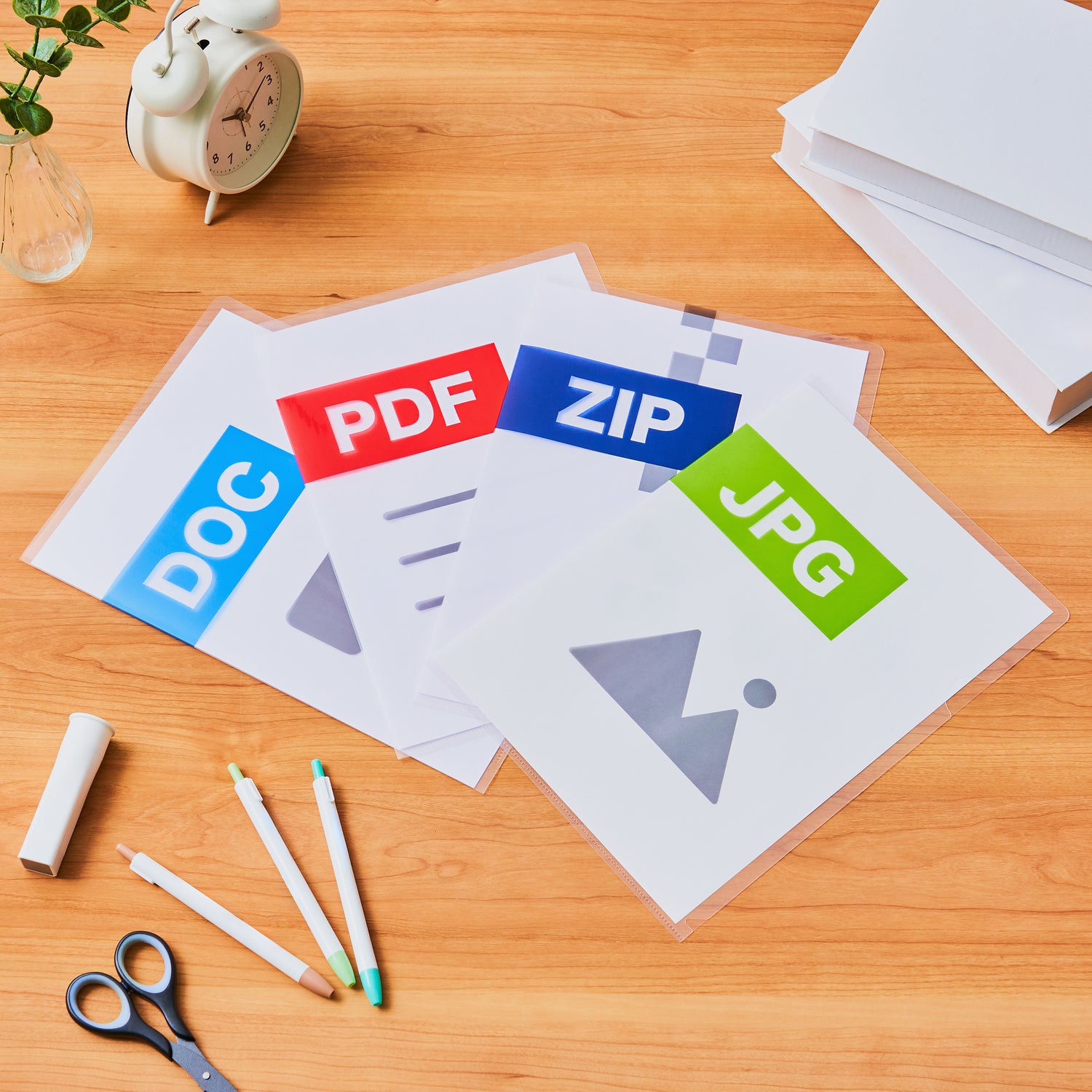 Sekino A4 Clear File (JPG Ver.)