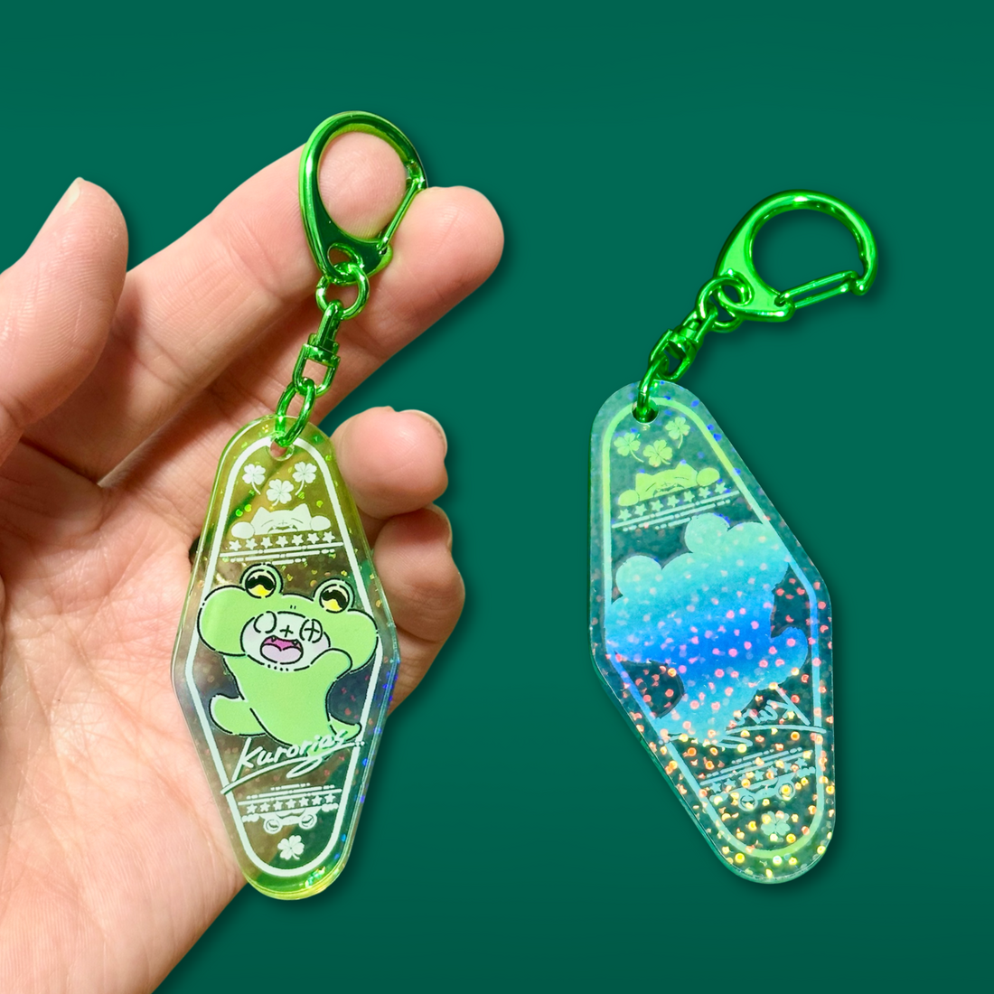 Michi Kuroria Diamond-Shaped Acrylic Keychain