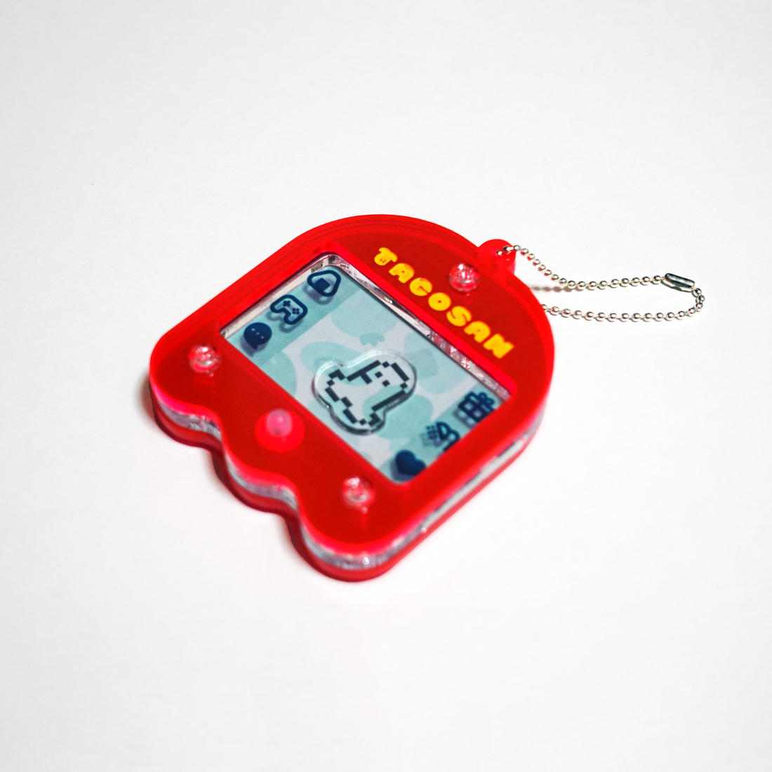 Octopus Sausage Virtual Pet-Style Acrylic Keychain