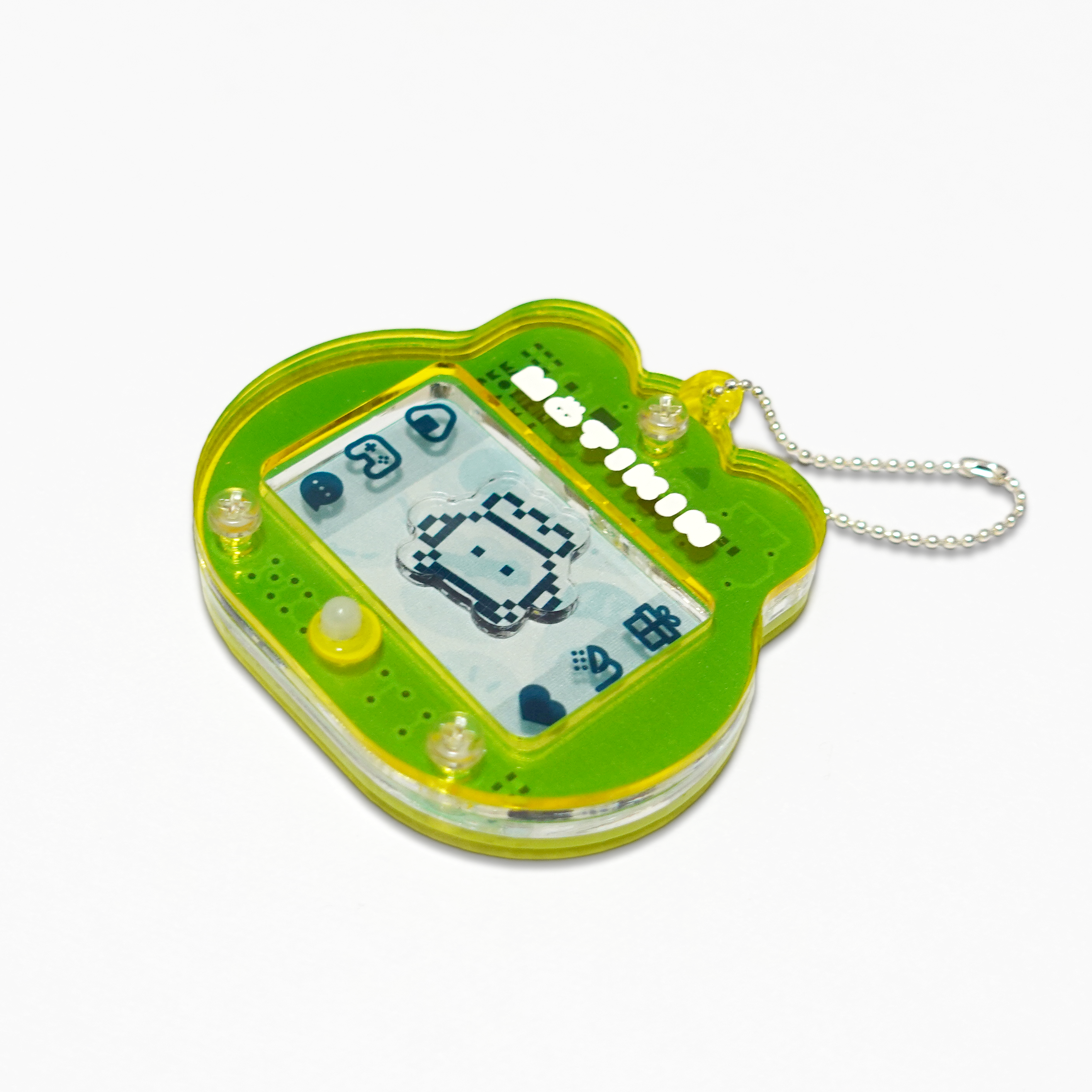 Mochikinchaku Virtual Pet-Style Acrylic Keychain