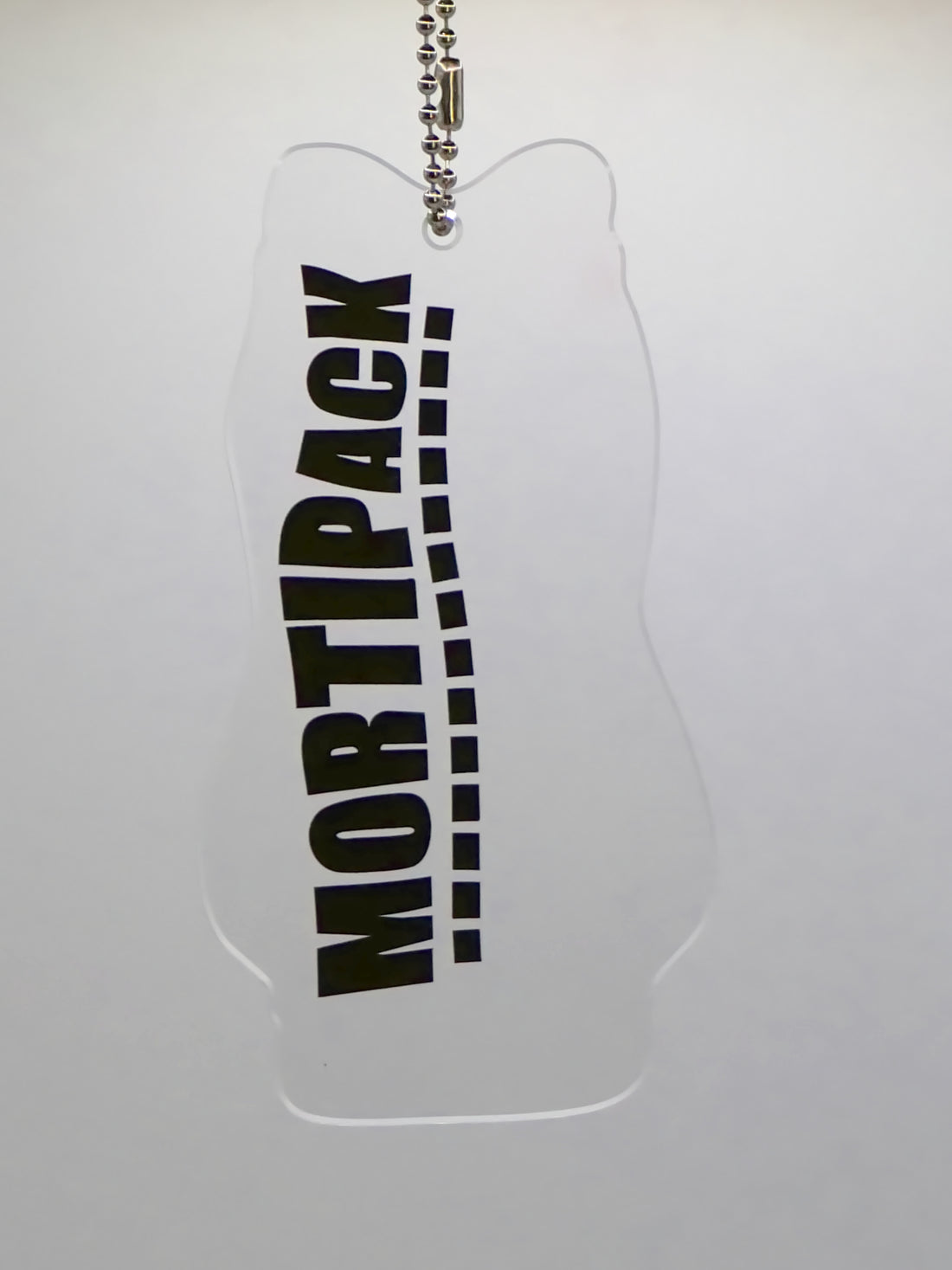 Acrylic Keychain with Character Printed with Black Zipper