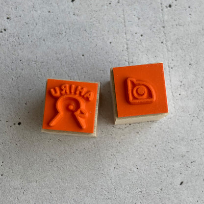 【２個セット】ラバースタンプ