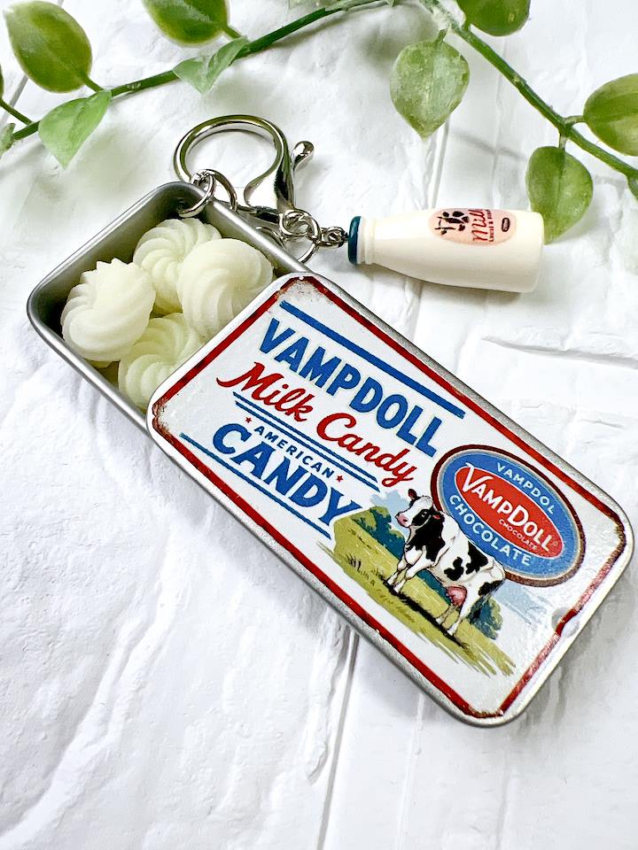 Candy Tin Bag Charm