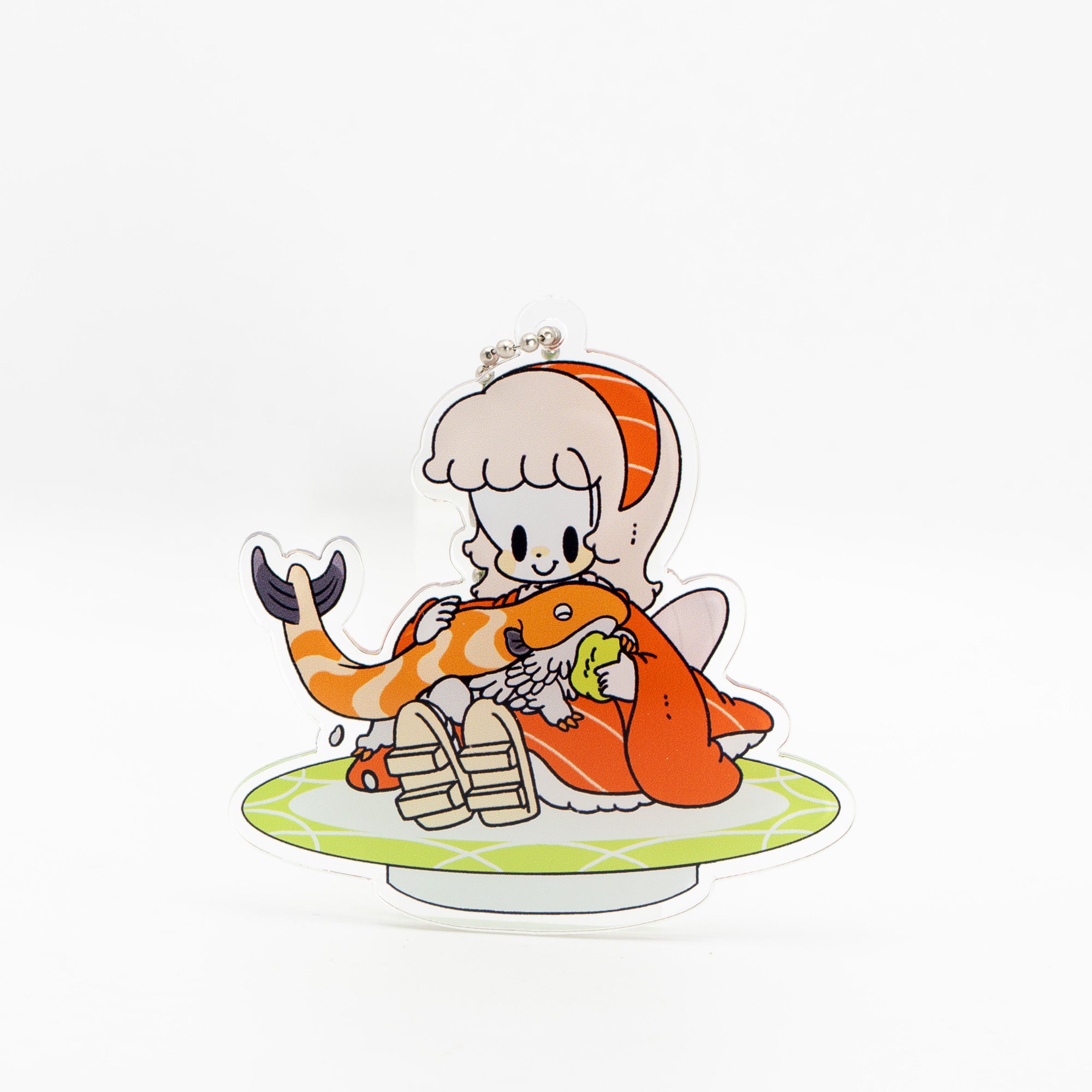 kumakoro x Hayashiuki Collaboration Acrylic Keychain1