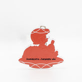 kumakoro x Hayashiuki Collaboration Acrylic Keychain2