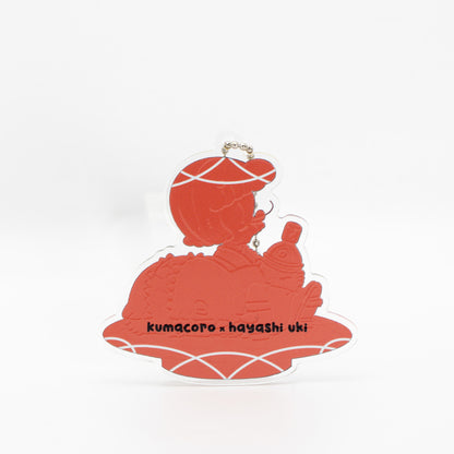 kumakoro x Hayashiuki Collaboration Acrylic Keychain2