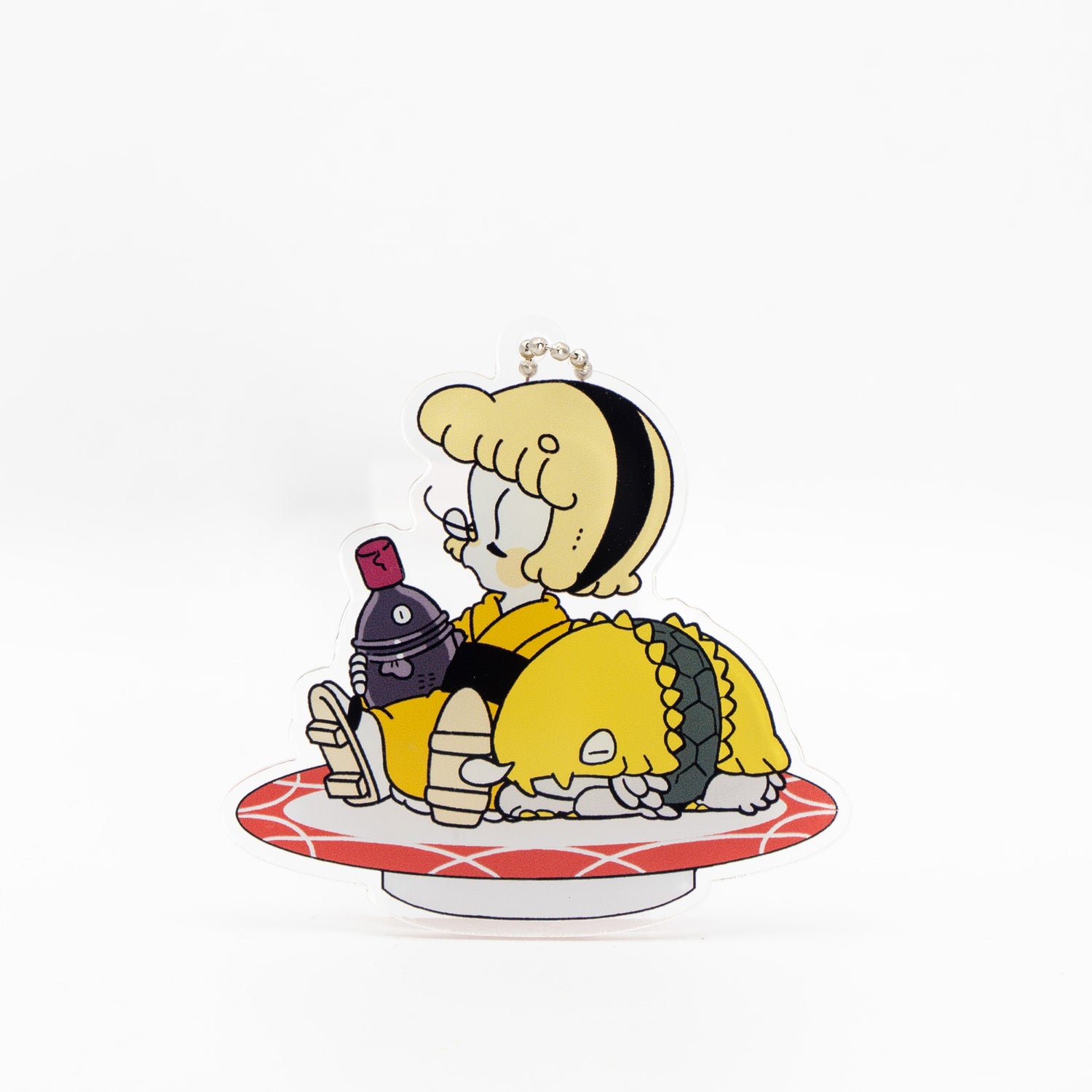 kumakoro x Hayashiuki Collaboration Acrylic Keychain7