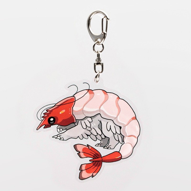 Acrylic Keychain (Ebi Nigirisu) [Village Vanguard Collaboration Product]
